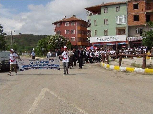 Sulakyurt İlçesinde Gençlik Yürüyüşü