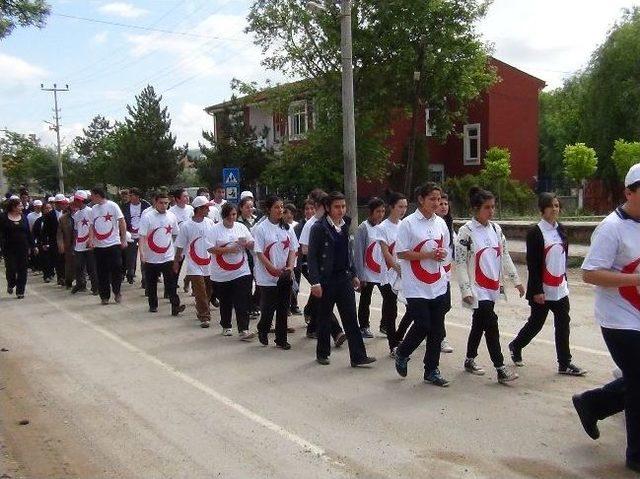 Sulakyurt İlçesinde Gençlik Yürüyüşü