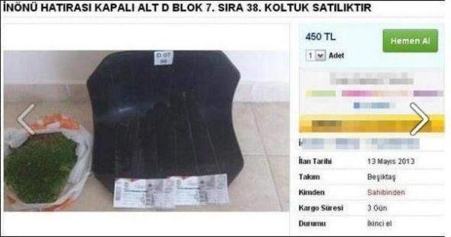 İnönü Stadı’nın Hatıraları Satışa Çıktı