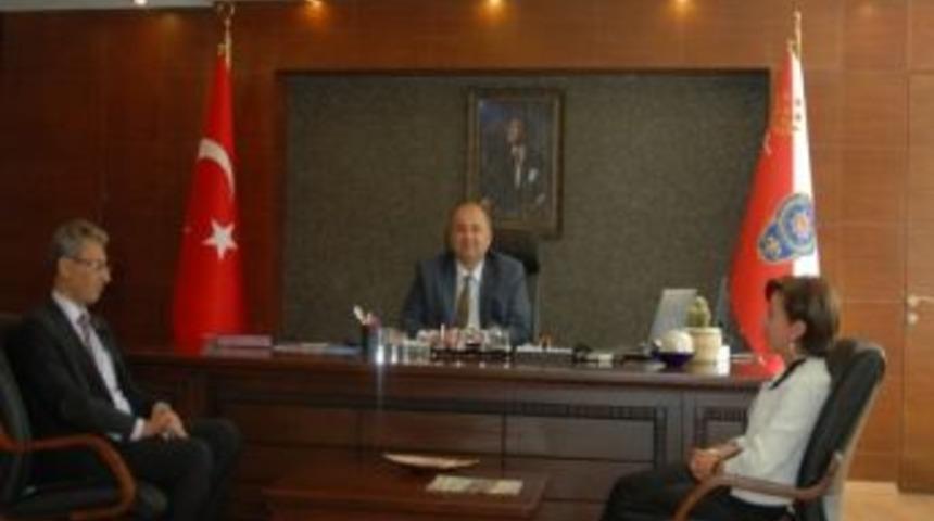 Fiziksel Engelliler Derneği&rsquo;nden Emniyet M&uuml;d&uuml;r&uuml;&rsquo;ne Ziyaret