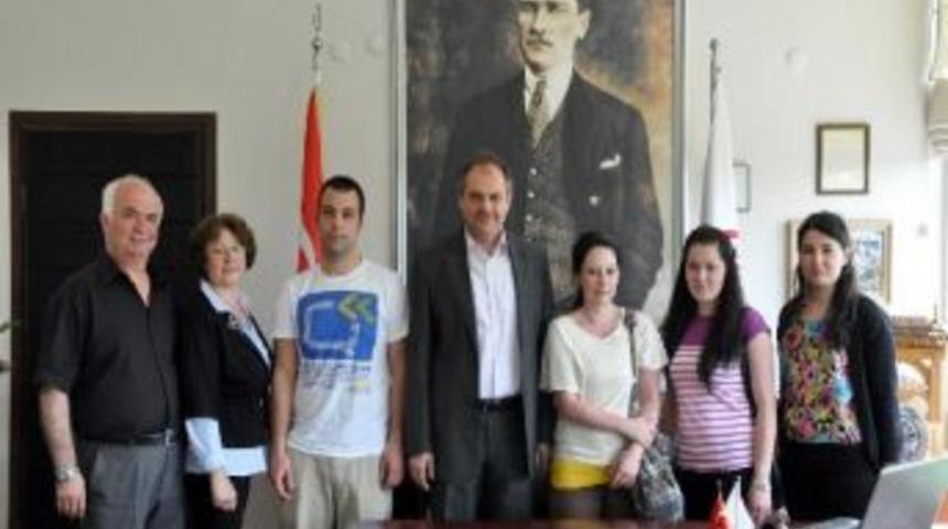 Alman &Ouml;ğrencilerden Başkan Dalgı&ccedil;'a Ziyaret