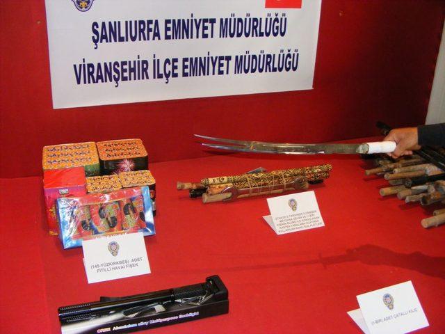 Bir Aylık Uygulamada 80 Adet Sopa, Kılıç Ve Kama Ele Geçirildi 1