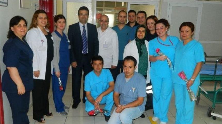 Soma Devlet Hastanesi'nde Hemşireler G&uuml;n&uuml; Kutlandı