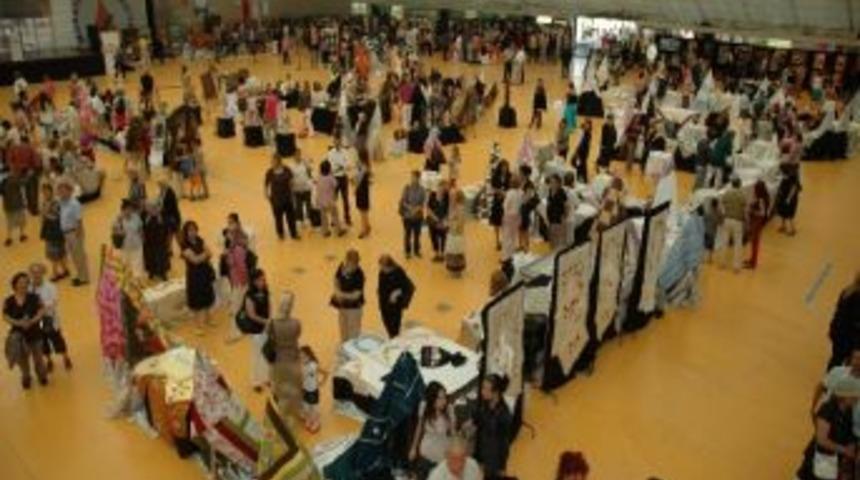 Kursiyerler El Emeği G&ouml;z Nuru İşlerini Sergileyecek