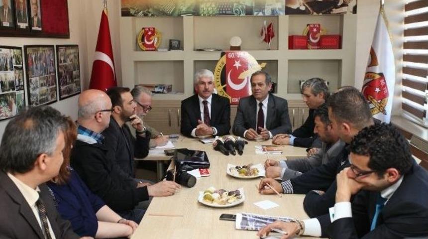 Başkan Sakallı'dan Gazeteciler Cemiyetine Ziyaret