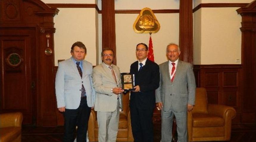 Başkan Ekim &Ccedil;in Ziyaretini Değerlendirdi