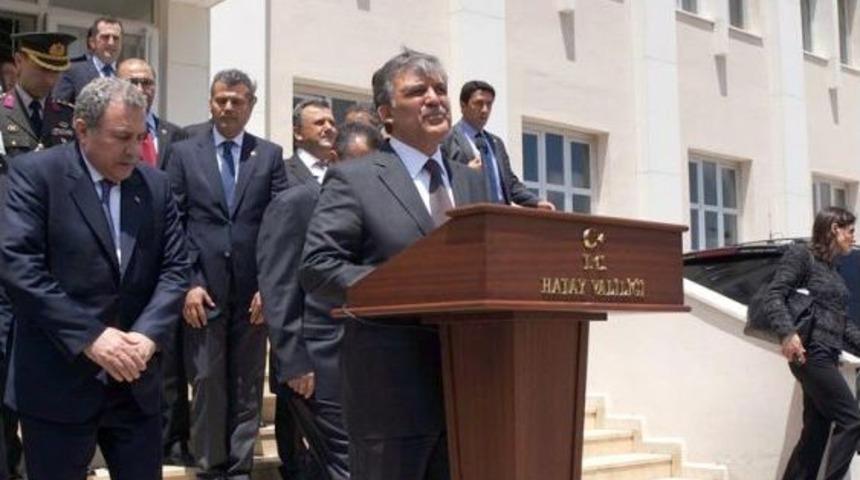 Cumhurbaşkanı Abdullah G&uuml;l Reyhanlı'da