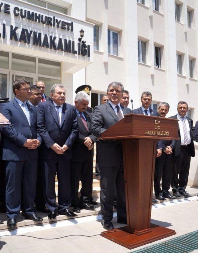 Cumhurbaşkanı Abdullah Gül Reyhanlı'da