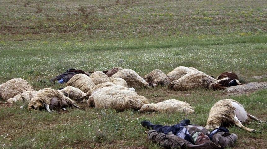 &Ccedil;obanların &Uuml;zerine Yıldırım D&uuml;şt&uuml;: 2 &Ouml;l&uuml;, 2 Yaralı