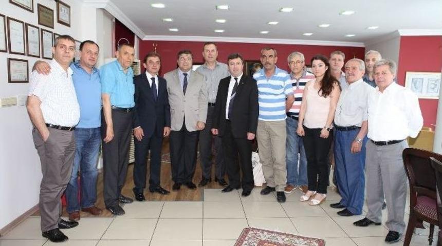 &Ccedil;amdibi Esnaf Odası&rsquo;ndan Başkan Sındır&rsquo;a Teşekk&uuml;r