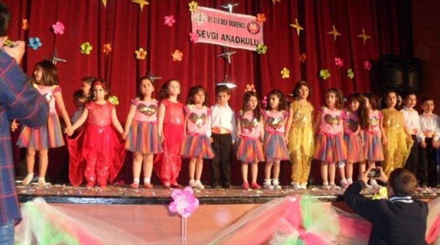 Sevgi Anaokulu &Ouml;ğrencilerinden Yıl Sonu Etkinliği