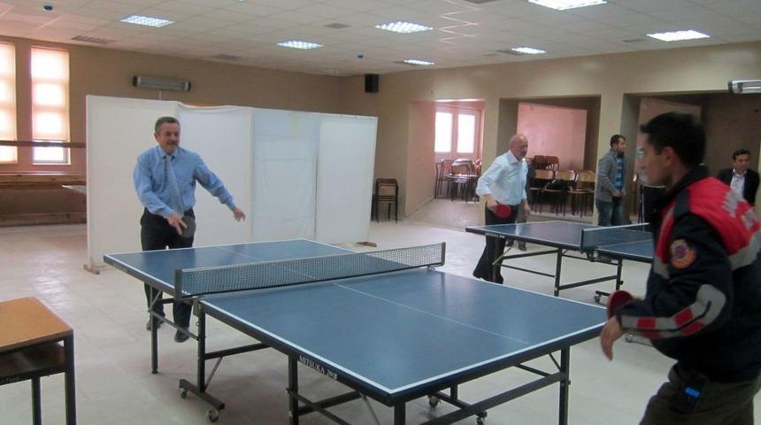 Kaymakamlık Bahar Kupası Masa Tenisi Turnuvası Sonu&ccedil;landı