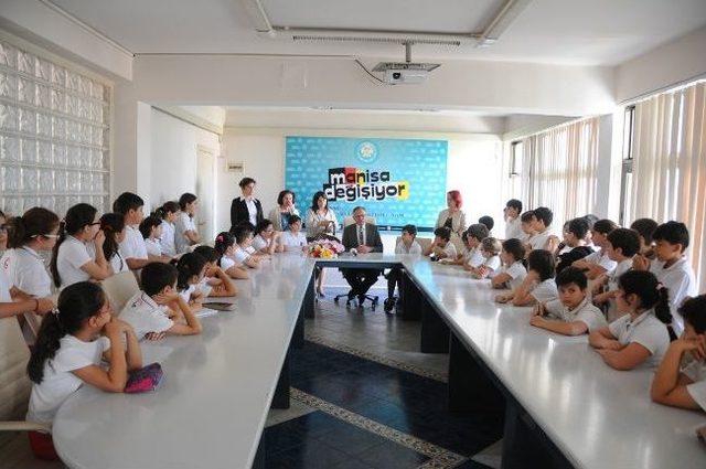 Ülkem Koleji Öğrencilerinden Manisa Belediyesi ne Ziyaret 2
