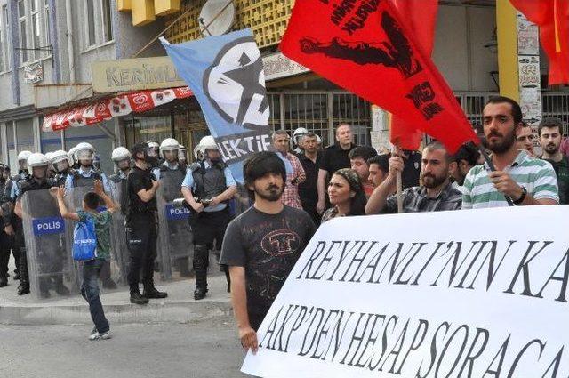 Reyhanlı’daki Olayları Protesto Ettiler