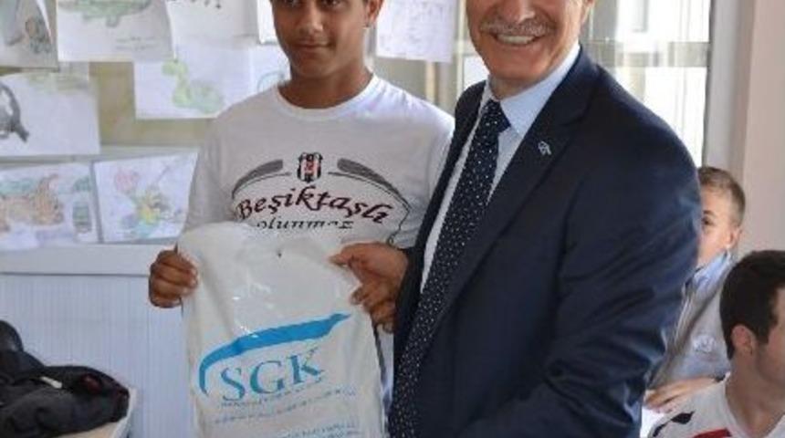 Sgk Yetkilileri &Ouml;zel &Ouml;ğrencilerle Bir Araya Geldi