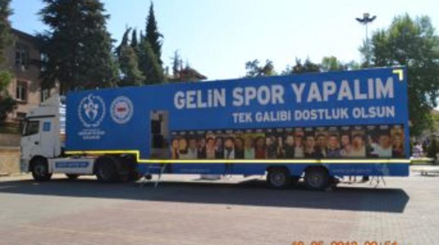 Spor TIR'ı Bilecik'te