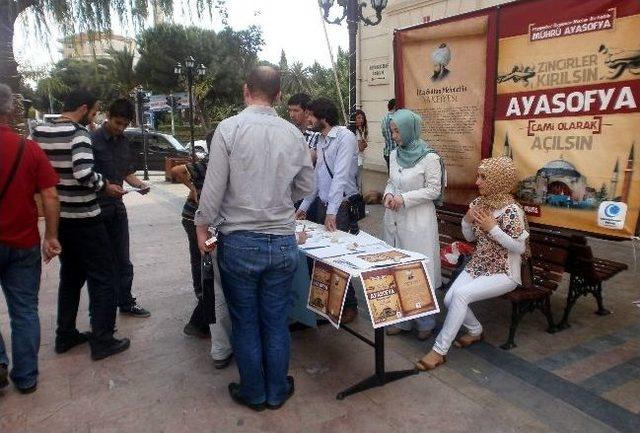 Agd'den Ayasofya'nın Cami Olması İçin İmza Kampanyası