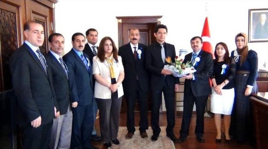 Sgk &Ccedil;alışanlarından Kaymakam Baran&rsquo;a Ziyaret