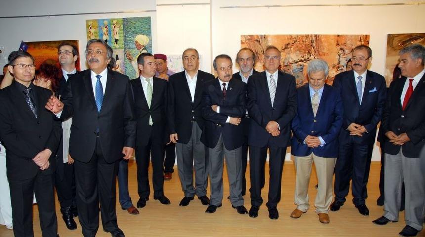 8 &Uuml;lkeden 23 Ressamın Katıldığı Sergi Gaziantep&rsquo;te A&ccedil;ıldı