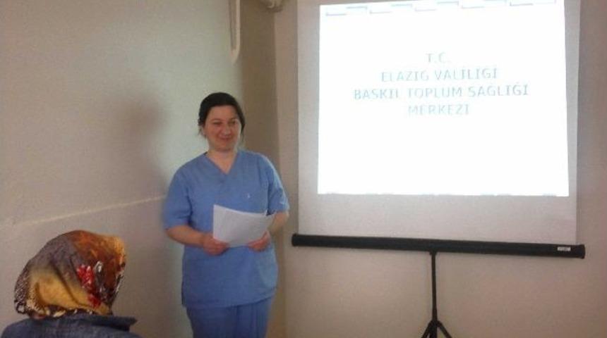 Baskil Toplum Sağlığı Merkezi'nden Eğitim Semineri