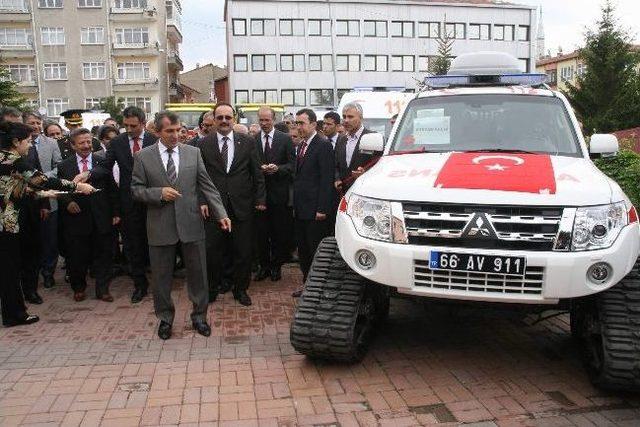 Yozgat’ta Sağlık Müdürlüğüne Ambulans Takviyesi