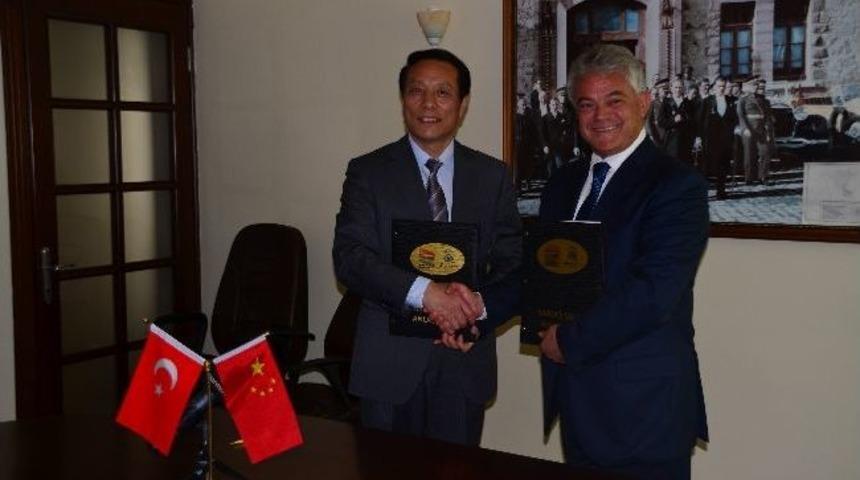 Jinan-marmaris Ekonomik Ticari İşbirliğinde İmzalar Atıldı