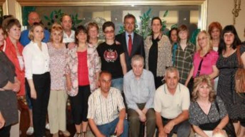 Başkan K&ouml;şker Bulgaristan'dan Gelen Eğitimcileri Ağırladı