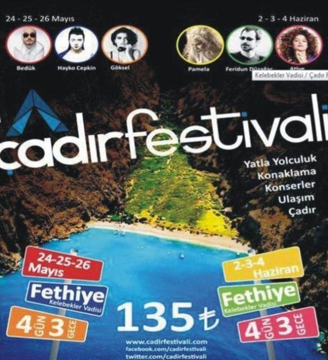 Kelebekler Vadisi’nde Festivale Onay Yok