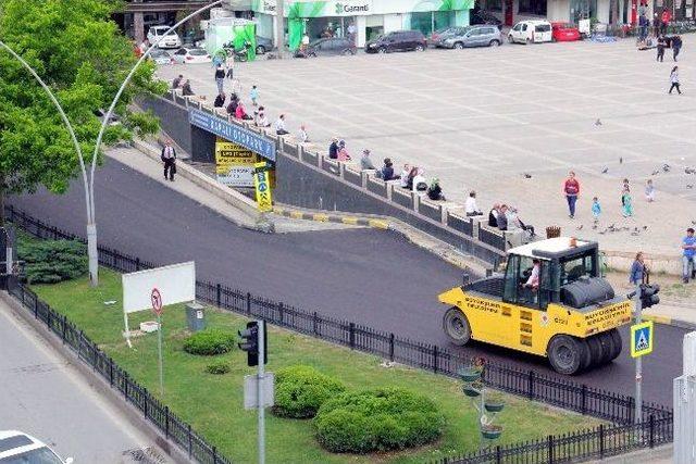 B&uuml;y&uuml;kşehirden Asfalt &Ccedil;alışması 3