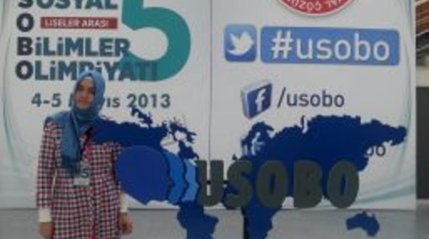 G&uuml;ventaş &Ouml;ğrencisi Sosyal Bilimler Olimpiyatı'nda Altın Madalya Kazandı