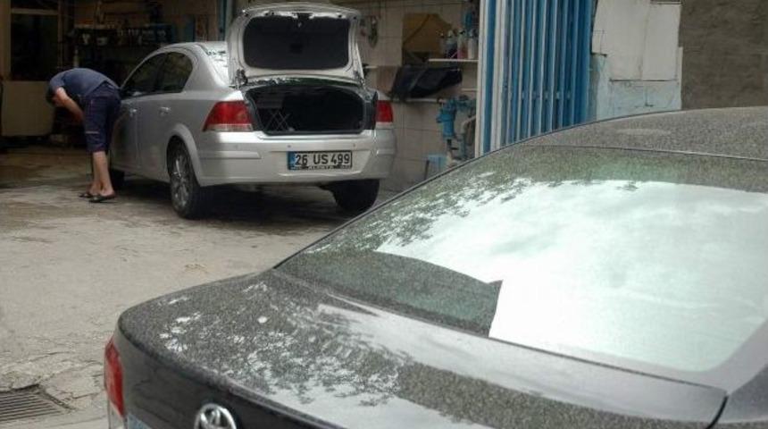 Eskişehir&rsquo;e &Ccedil;amur Yağdı