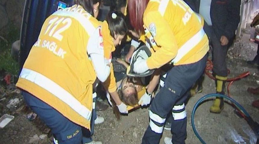 Ankara&rsquo;da kaza: 3 ağır yaralı