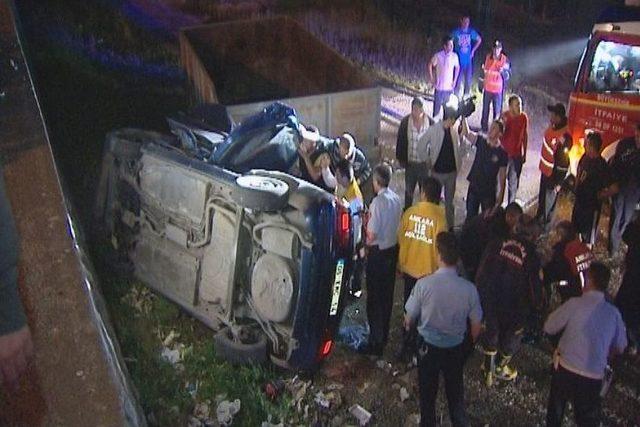 Ankara’da kaza: 3 ağır yaralı 2