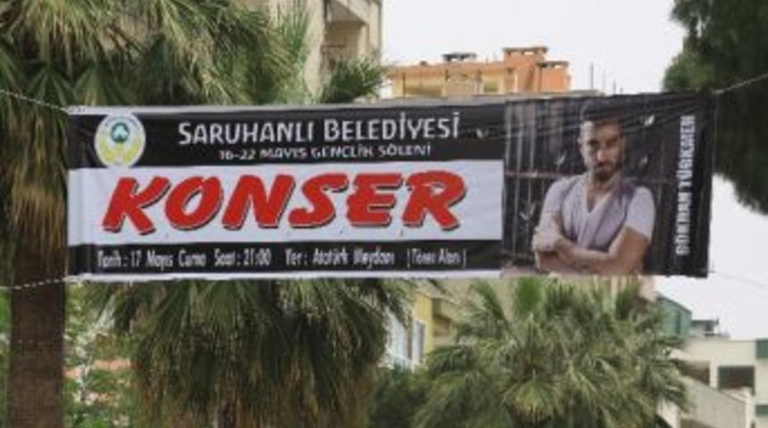 Saruhanlı'da G&ouml;khan T&uuml;rkmen Konseri Ertelendi
