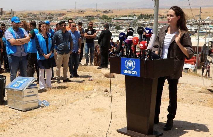 Angelina Jolie Kuzey Irak'ta G3