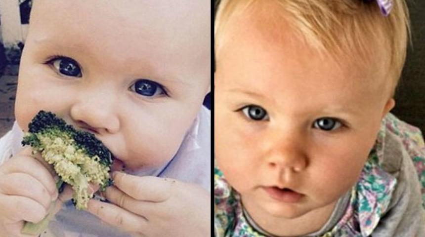 Sizce ne kadar doğru? Doğduğu g&uuml;nden beri annesi tarafından Paleo diyeti yaptırılan minik Grace