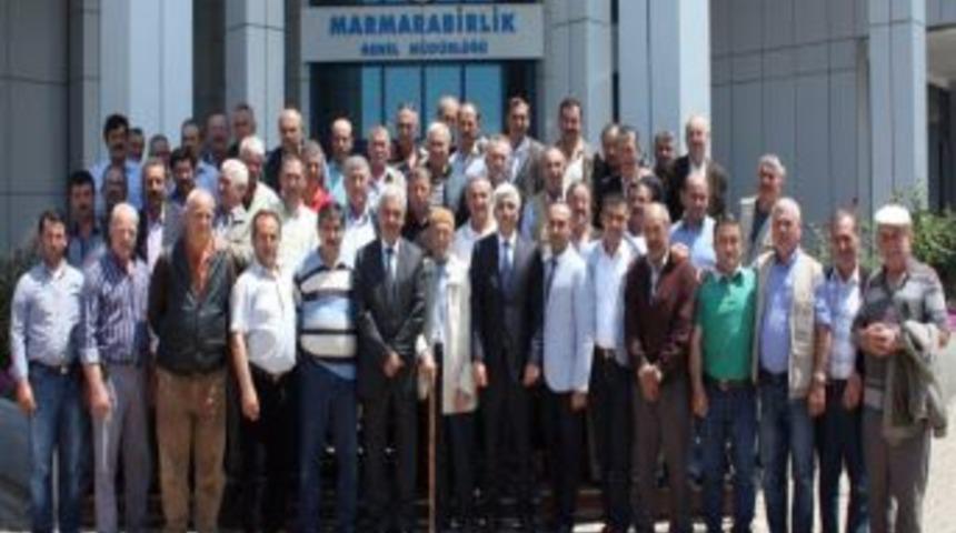 Mudanyalı Zeytin &Uuml;reticilerinden Başk&ouml;y Tesislerine Ziyaret