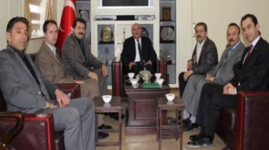 Ticaret Ve Sanayi Odası Yeni Y&ouml;netimi Vali İpek'i Ziyaret Etti