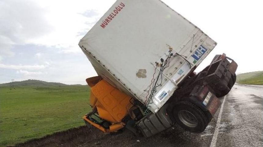 Ağrı&rsquo;da Trafik Kazası; 1 Yaralı