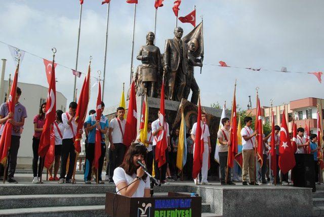 19 Mayıs Atatürk'ü Anma, Gençlik Ve Spor Bayramı Manavgat'ta Coşku Ile Kutlandı