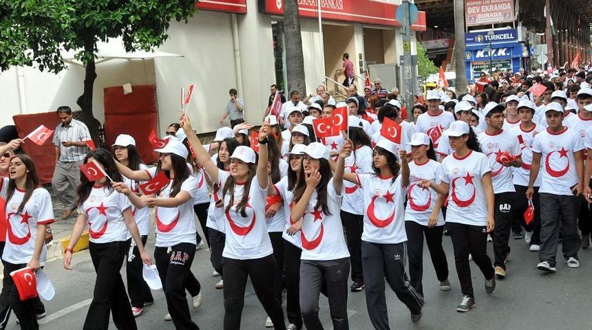 19 Mayıs Antalya&rsquo;da T&ouml;renlerle Kutlandı