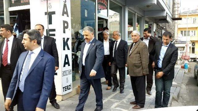 Ak Partililer Karslı Esnafı Ziyaret Etti 1