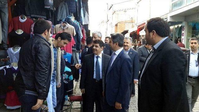 Ak Partililer Karslı Esnafı Ziyaret Etti 2