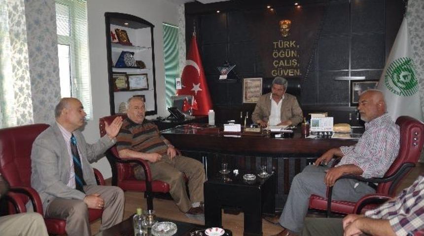 Esnaftan Başkan Temel'e Ziyaret