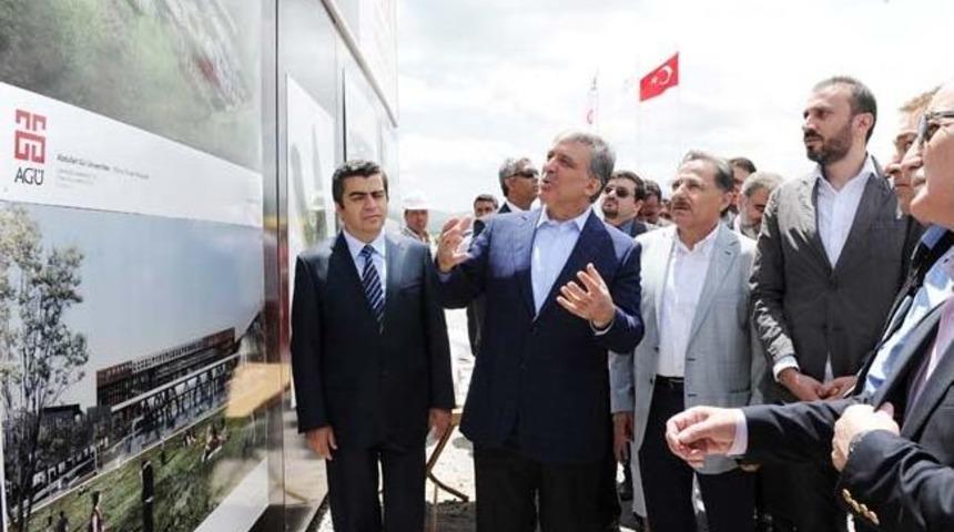 Cumhurbaşkanı G&uuml;l, AG&Uuml; Kamp&uuml;s&uuml;n&uuml; Gezdi