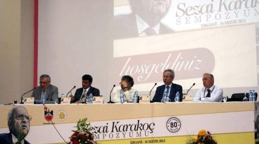 Bü Rektörü Kaplan Sezai Karakoç Sempozyumu’nda Konuştu