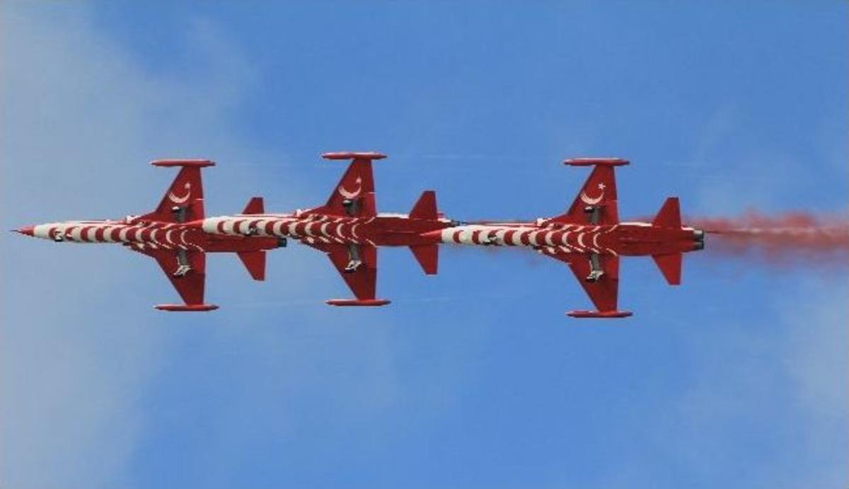 Samsun Semalarında T&uuml;rk Yıldızları Ş&ouml;leni