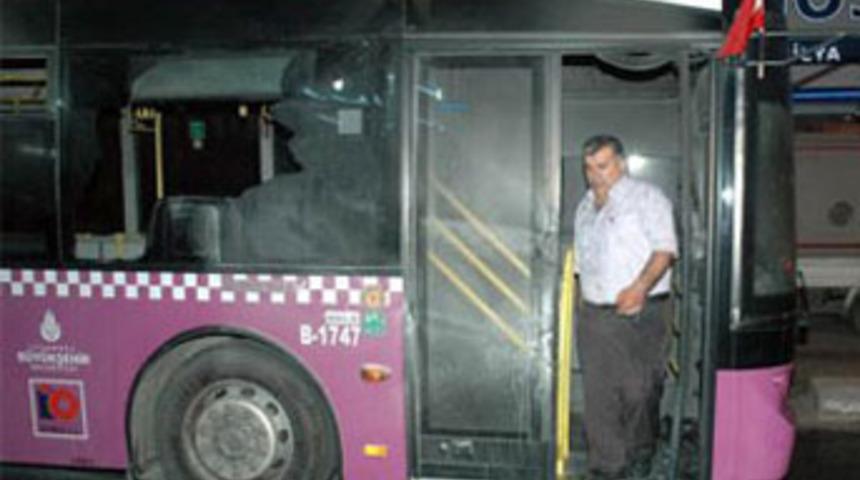 İETT otobüsüne molotoflu saldırı!