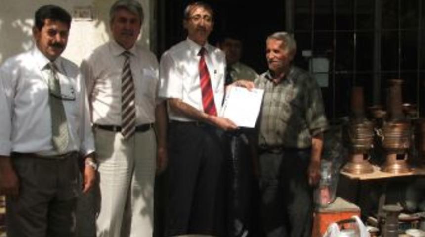 Osmancık Malm&uuml;d&uuml;rl&uuml;ğ&uuml;nden Vergi Muafiyet Belgesi