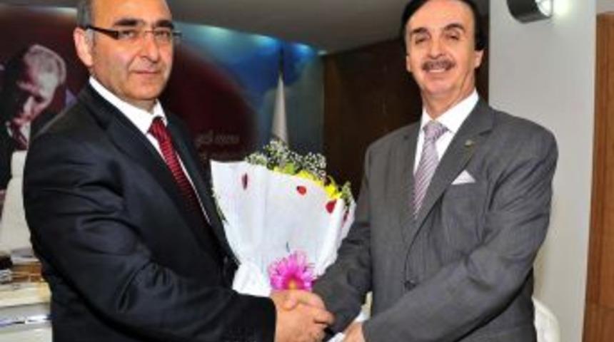 SGK İl M&uuml;d&uuml;r&uuml; İspirli, Başkan Keskin&rsquo;i Ziyaret Etti